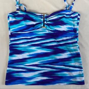 CHAPS Bikini/ Tankini Top